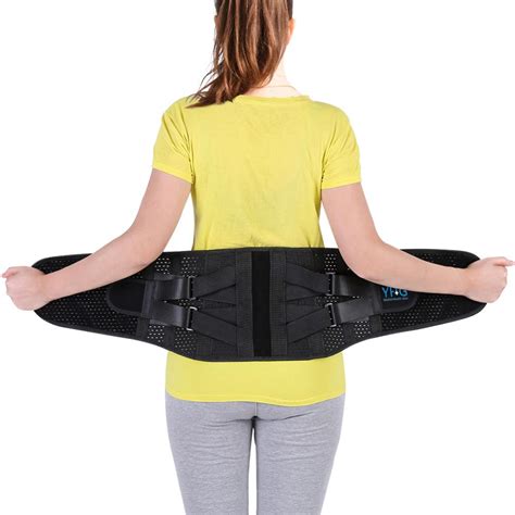 VBESTLIFE Adjustable Lumbar Support Belt Lower Back Brace Posture ...