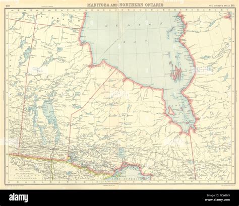 Hudson bay map hi-res stock photography and images - Alamy
