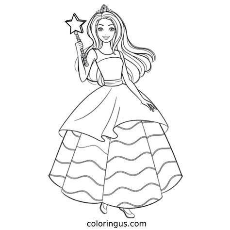 Barbie Color Printables Coloring Page (Free Printable PDF)