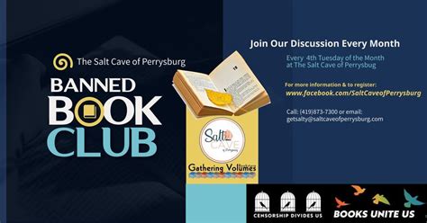 Banned Books Book Club @ The Salt Cave Perrysburg, The Salt Cave of ...