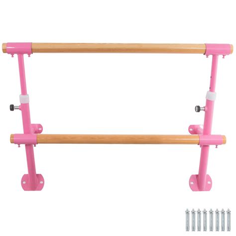 Buy BuoQua 1.2M Wooden Ballet Barre 4FT Wall ed Ballet Bar Dance ...