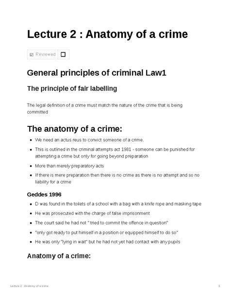 76124713-520b-4c23-827e-9c3335fca554 Lecture 2 Anatomy of a crime - Lecture 2 : Anatomy of a ...