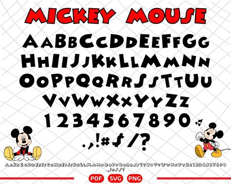 Mickey Mouse Font - Free Fonts