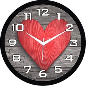 Buy Love Heart Wall Analog Clock Online at Low Prices in India - Amazon.in