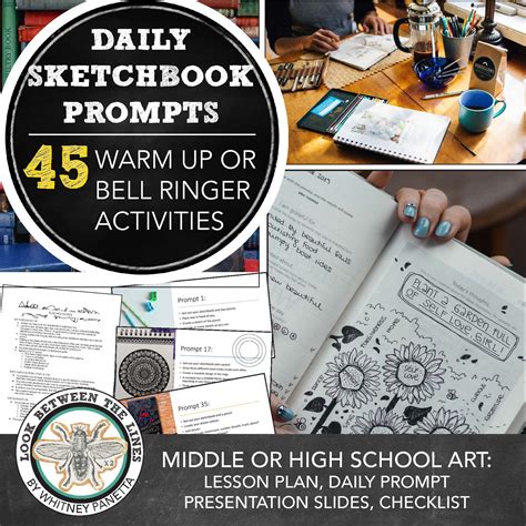 Daily Sketchbook Prompts for Middle & High School Art