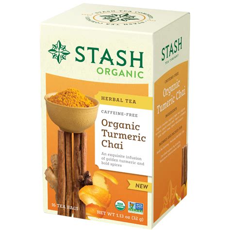 Organic Turmeric Chai Herbal Tea - Stash Tea