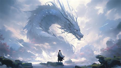 Fantasy Warrior Vs Dragon Lake Live Wallpaper - MoeWalls