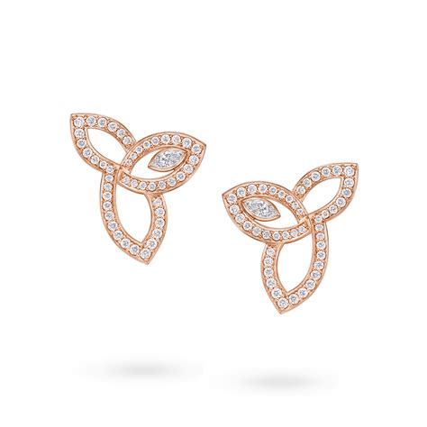 Lily Cluster玫瑰金鑽石戒指，大型 | Harry Winston