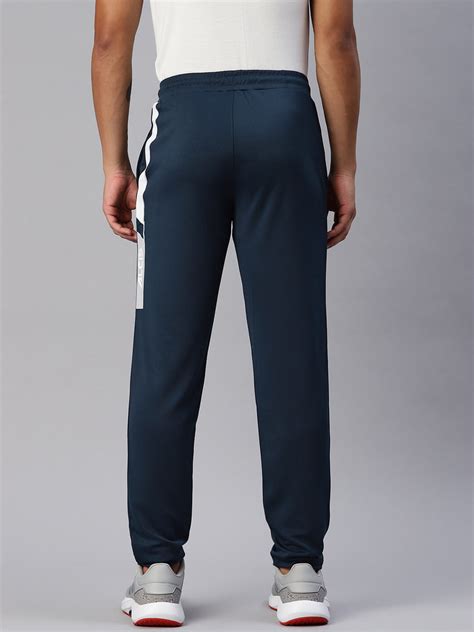 Alcis Men Striped Rapid-Dry Slim Fit Running Track Pants AAMTRASM00054501