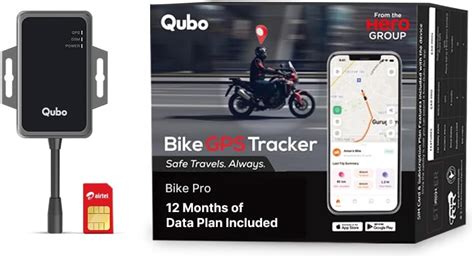 Qubo Wired Bike GPS Tracker from Hero Group [Pre-Recharged SIM] | Live ...
