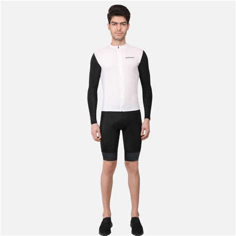 Equator Men’s White Racefit Power Dry Cycling Race Fit Cycling Jersey ...