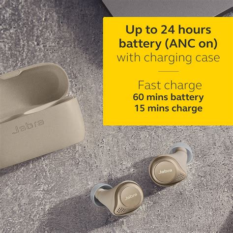 Jabra Elite 75t With Active Noise Cancellation enabled Bluetooth ...
