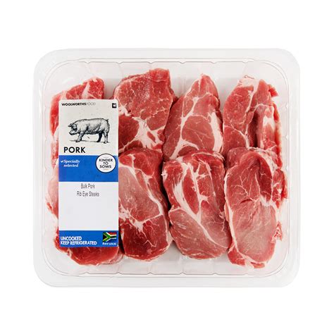 KTS Bulk Pork Rib Eye Steak - Check That!