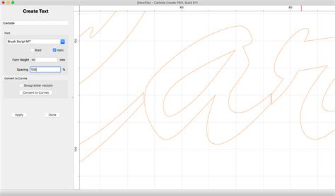 Image result for Carbide Create Curved Text