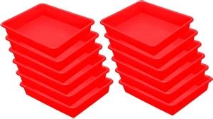 Wonder Plastic Prime Exel Small Tray for Storage&Oraganization, 12 Pcs ...