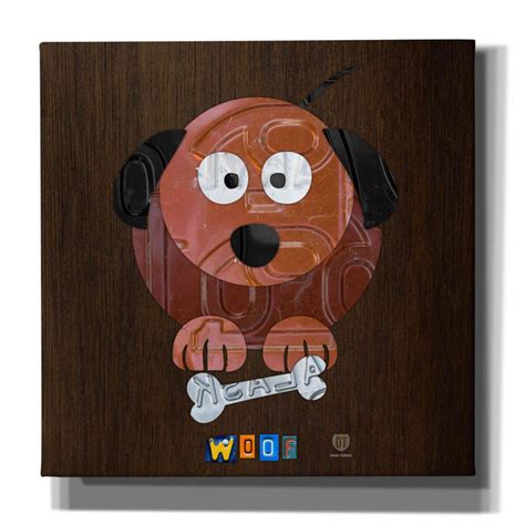 Epic Graffiti 'Woof The Dog' by Design Turnpike, Giclee Canvas Wall Art ...