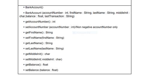 Image result for Program a Bank Using Classes in Java