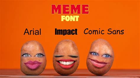Meme Font Text