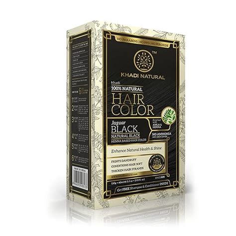 Buy Khadi Natural Henna Based Hair Color | Herbal Natural Black Hair ...