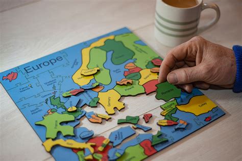 Countries of Europe Jigsaw Puzzle - Heirloom Puzzles - Wooden Jigsaw Puzzle - Etsy