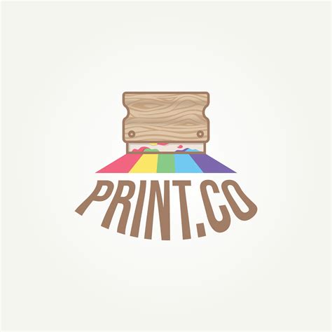 Simple Printing Logo Design 的图像结果