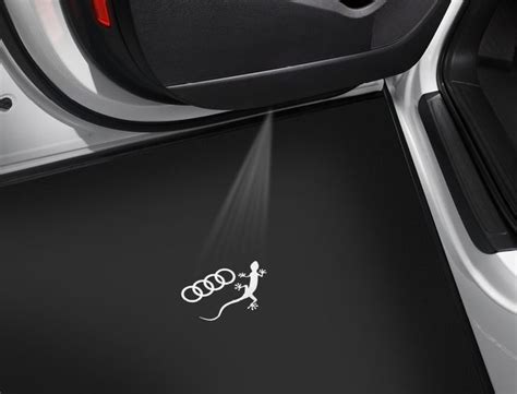 Entry LED Audi rings with gecko for vehicles with LED entry lights | myAudi