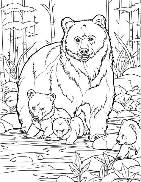Farm coloring page | Bear coloring pages, Animal coloring pages ...