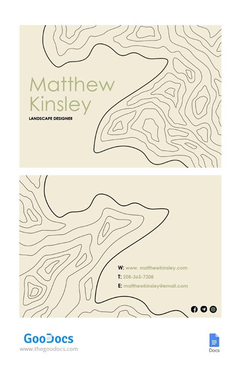 Landscaping Business Card Templates 的图像结果
