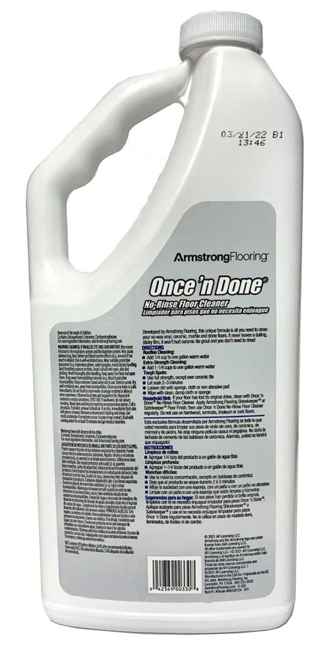 Armstrong Once 'N Done Cleaner Concentrate 32 oz – Carpets & More Direct