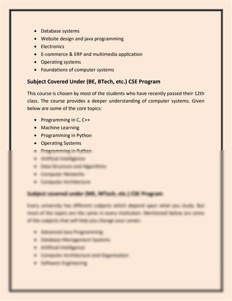 Computer Science Engineering Courses 的图像结果