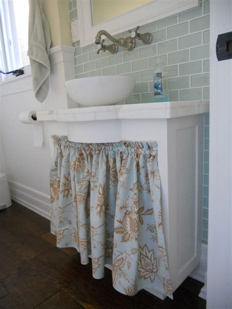 How To Make A Skirt For A Bathroom Sink at Christy Redfield blog