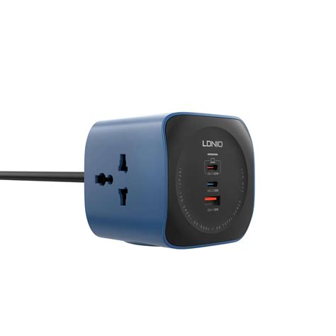 LDNIO 65W Cube PowerSocket | 6in1 Power House with 65W Type C Port