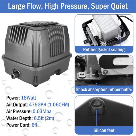 Mua AquaMiracle Pond Aeration Kit Koi Pond Aerator Pond Air Pump for ...