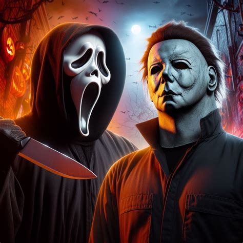 Ghostface Vs Michael Myers by steveo-hart on DeviantArt