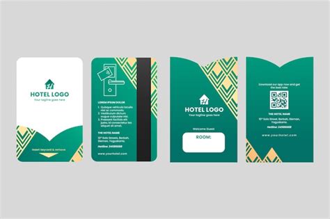 Image result for Leaf Pattern Hotel Key Card
