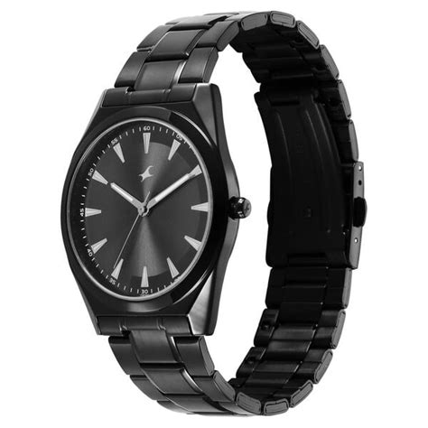 Buy Online Fastrack Stunners X Quartz Analog Black Dial Stainless Steel ...
