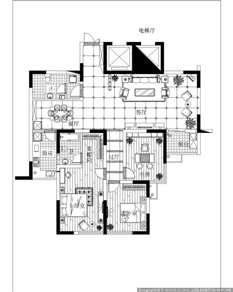 中式三居室148平米148万-昆仑御装修案例-太原房天下家居装修网