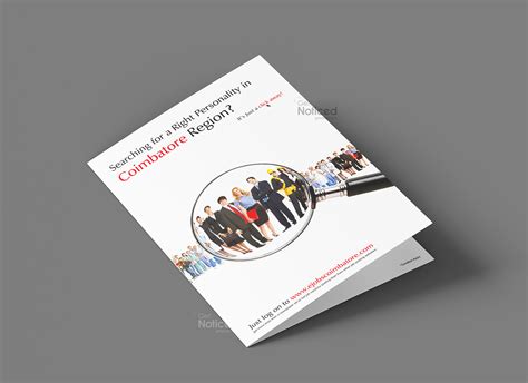 Brochure Design for E-Jobs Online Job Portal Branding by Get Noticed