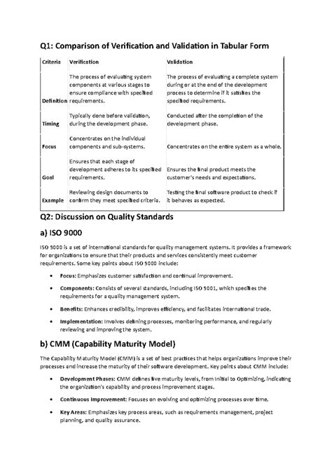 Testing Assignment - this is the best collection - Q1: Comparison of ...