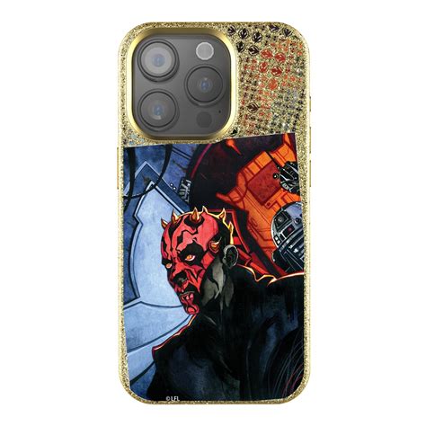 Keyscaper - Star Wars: The Phantom Menace Portrait Gold Bling Phone ...