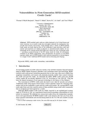 Fillable Online library ca Vulnerabilities in First-Generation RFID ...