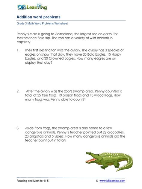 Addition Word Problems STD 3 的图像结果