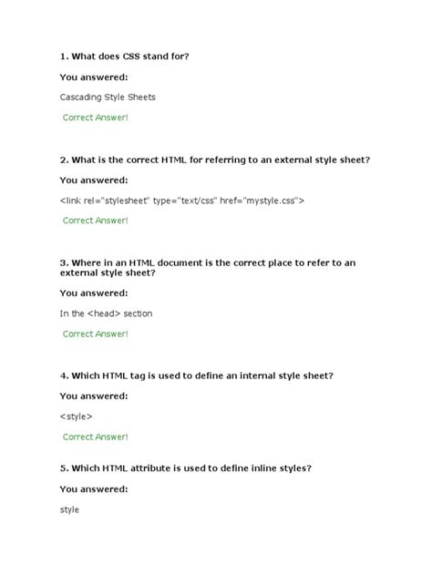 Image result for CSS Test