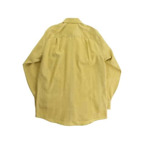 【OTSU】GEOFFREY BEENE satin fabric color dress shirt -9860- | cv