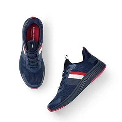 Buy U.S. POLO ASSN. Mens Navy Mullen 2.0 Sneakers - 6 UK ...