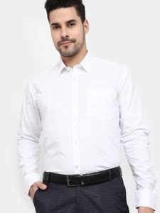 TUSHREE FASHION Men Solid Casual White Shirt - Buy TUSHREE FASHION Men ...