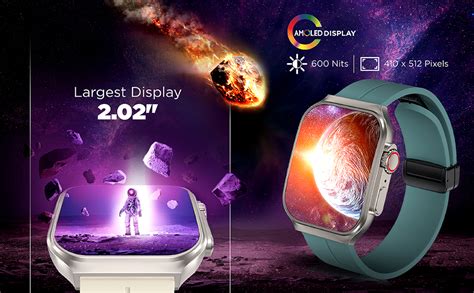 SKYBALL Elevate Smart Watch|2.02" Super AMOLED Curved Display with ...