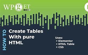 Image result for Fancy HTML Tables