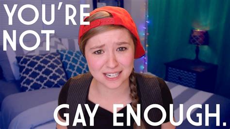 "Not gay enough." Listen to this poem and you