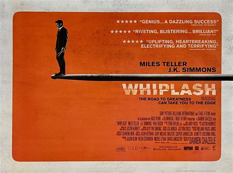 Whiplash Poster Miles Teller The Pursuit Of Perfection: Whiplash Movie